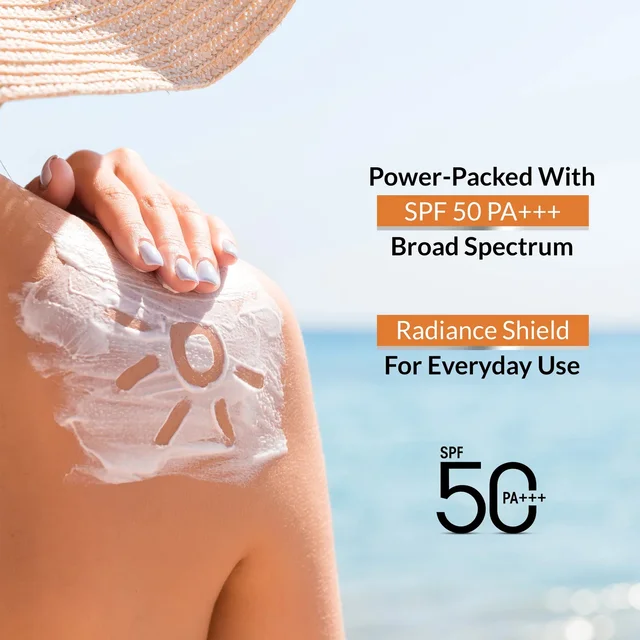 Vitamin C Sunscreen SPF 50 PA+++ – Brightening Broad-Spectrum Protection