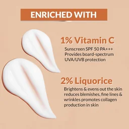 Vitamin C Sunscreen SPF 50 PA+++ – Brightening & UV Protection