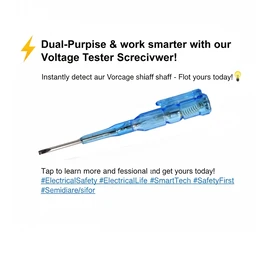 Voltage Tester Screwdriver – Insulated 100-500V AC | BoltForce