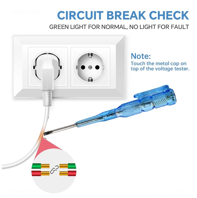 Voltage Tester Screwdriver – Insulated 100-500V AC | BoltForce