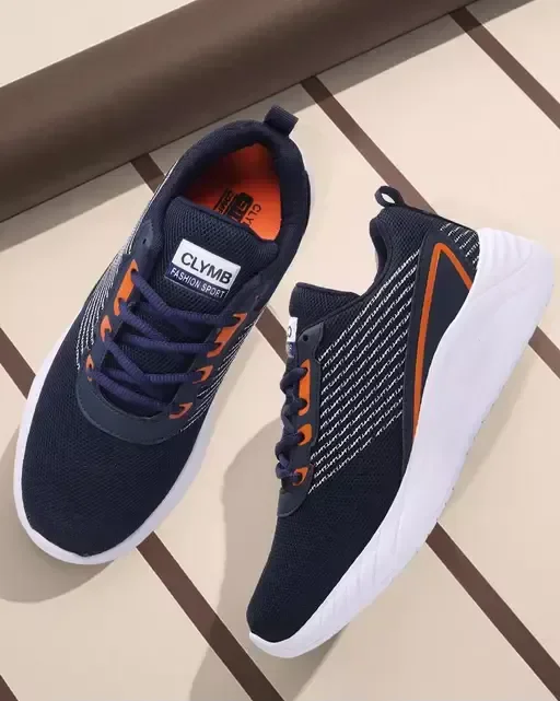 Clymb Crysta Blue Mesh Upper With Eva Sole Sport Shoe For Men Mo - IND-9