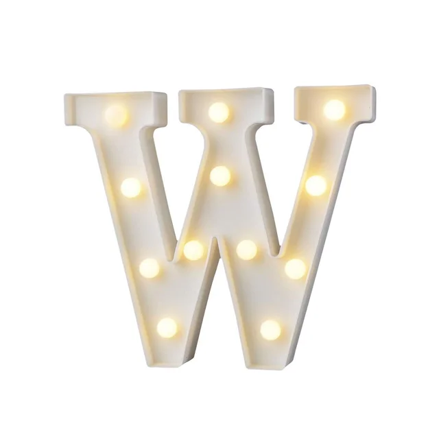 W Shaped LED Night Light – Soft Warm Glow Decorative Lamp
