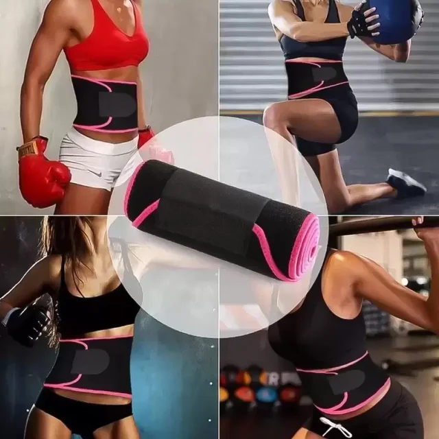 Waist Support Belt – Neoprene Ab Trainer for Back Support | Indo Glow