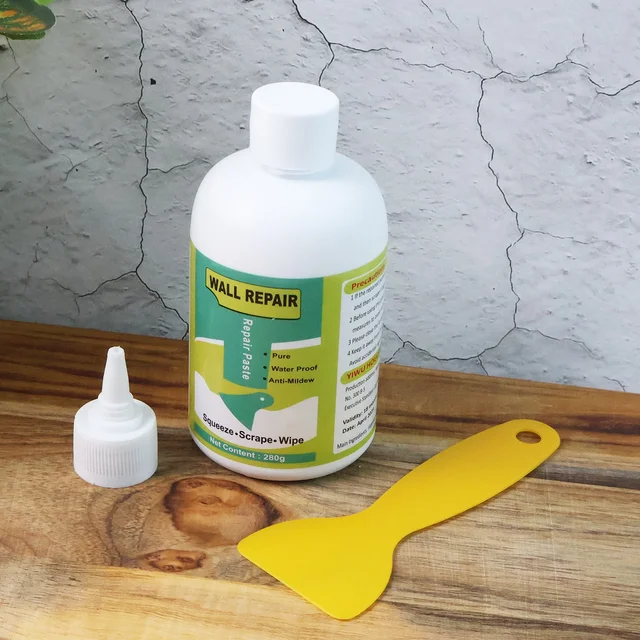 Wall Crack Repair Cream – Waterproof 280g Tube with Nozzle & Scraper
