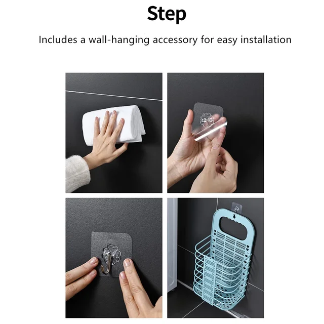 Wall Hanging Laundry Basket – Collapsible & Space-Saving | Organivo