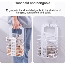 Wall Hanging Laundry Basket – Collapsible & Space-Saving | Organivo