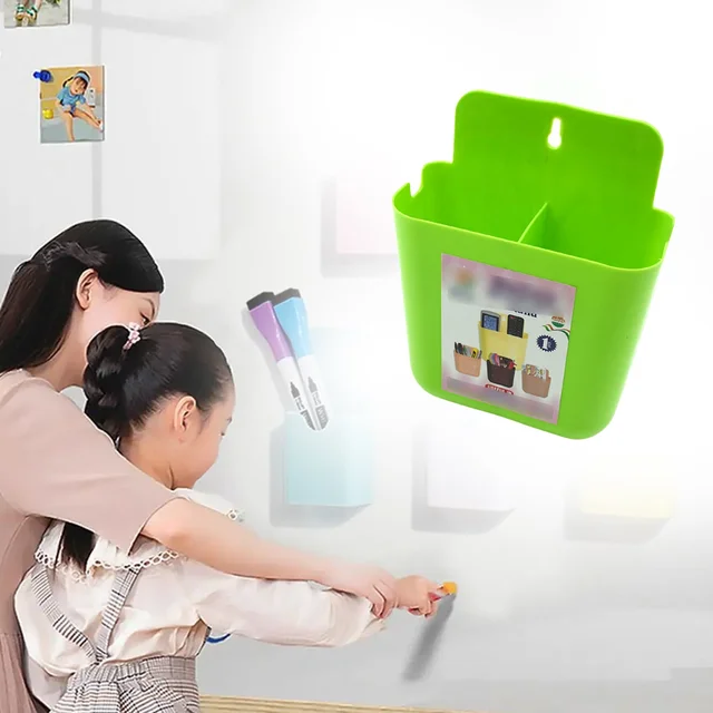 Wall Holder – 2-Section Mobile, Remote & Brush Organizer | GlimmerHome
