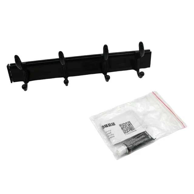Wall Mount Coat Hanger – 4 Hooks, Damage-Free Eco Adhesive | GlimmerHome