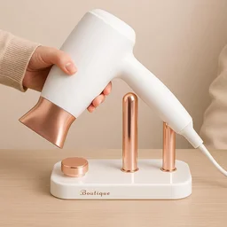 Wall Mount Hair Dryer Holder – Space-Saving & Heat Resistant