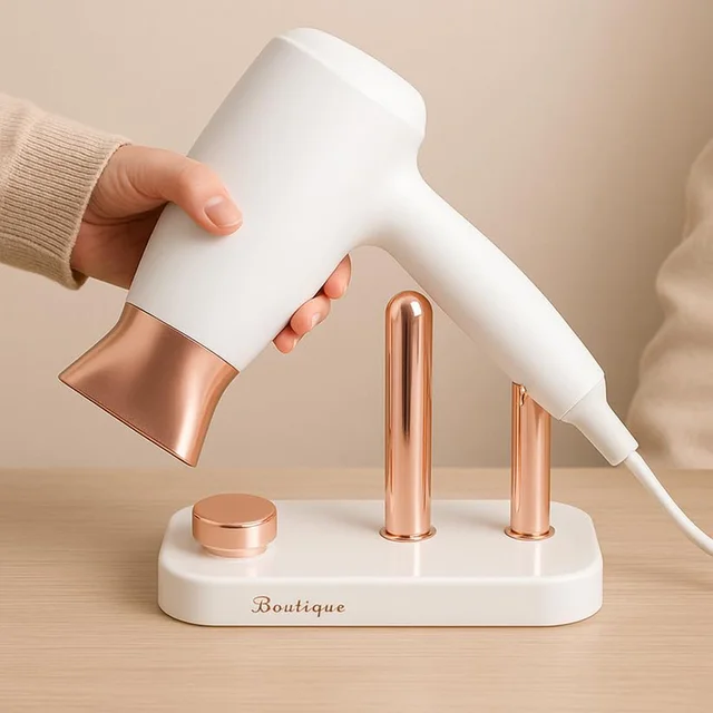 Wall Mount Hair Dryer Holder – Space-Saving & Heat Resistant