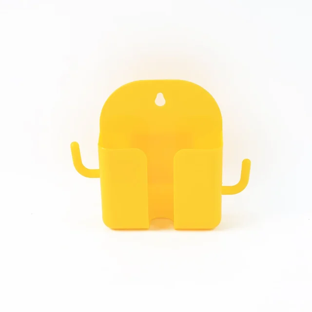 Wall Mount Mobile Phone Holder with Hook – Space Saving Stand