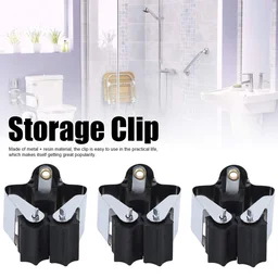 Wall Mount Mop Holder – No-Slide Grip for Home & Garage | GlimmerHome
