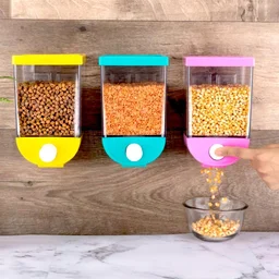 Wall Mounted Dry Food Dispenser 1100 ml – Space-Saving | Organivo