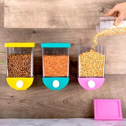 Wall Mounted Dry Food Dispenser 1100 ml – Space-Saving | Organivo