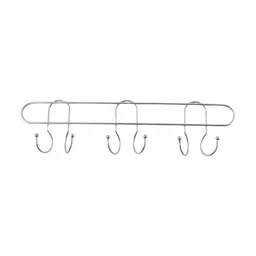Wall Mounted Metal Hook Rack – Sleek & Heavy Duty Organizer