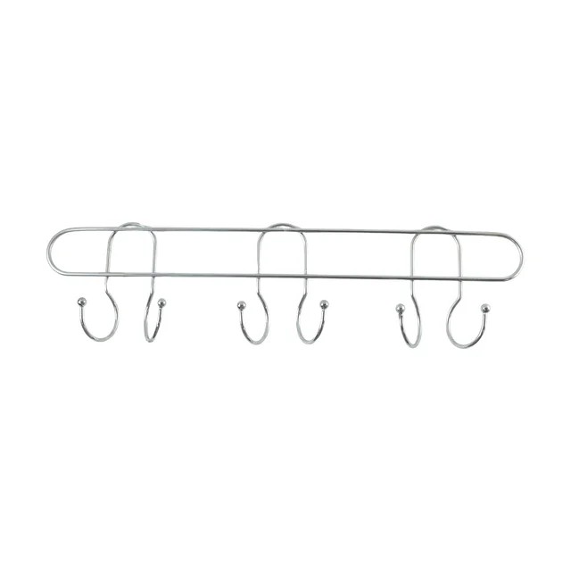 Wall Mounted Metal Hook Rack – Sleek & Heavy Duty Organizer