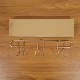 Wall Mounted Metal Hook Rack – Sleek & Heavy Duty Organizer