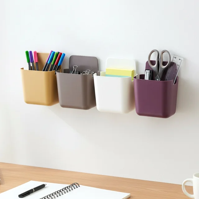 Wall Mounted Mobile Holder – 4 Pack Plastic Organizer | Gambit
