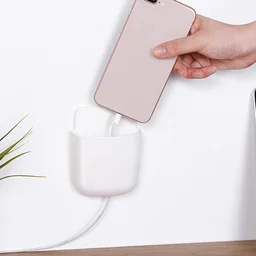 Wall Mounted Phone Holder – Charging Port | 4 Pcs | PHOBIA