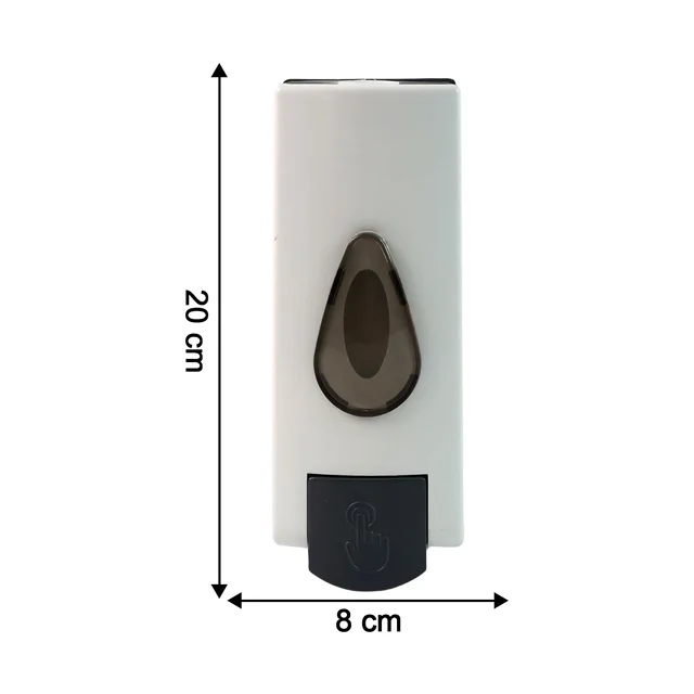 Wall Mounted Soap Dispenser – Refillable Push Button for Bathroom