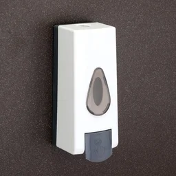 Wall Mounted Soap Dispenser – Refillable Push Button for Bathroom
