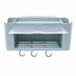 Wall Mounted Storage Organizer Shelf Bathroom Kitchen Solution