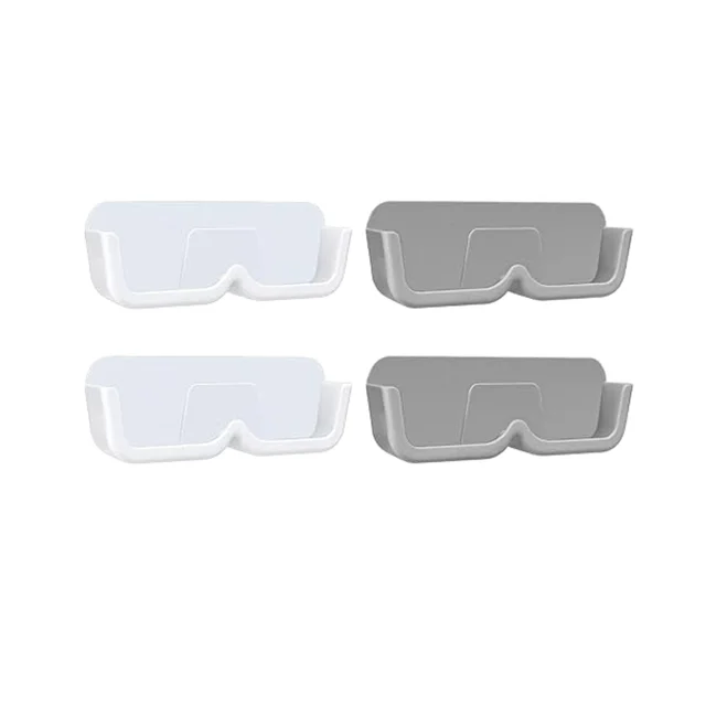 Wall Mounted Sunglasses Holder – 4 Pc Adhesive Set | GlimmerHome
