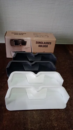 Wall Mounted Sunglasses Holder – 4 Pc Adhesive Set | GlimmerHome
