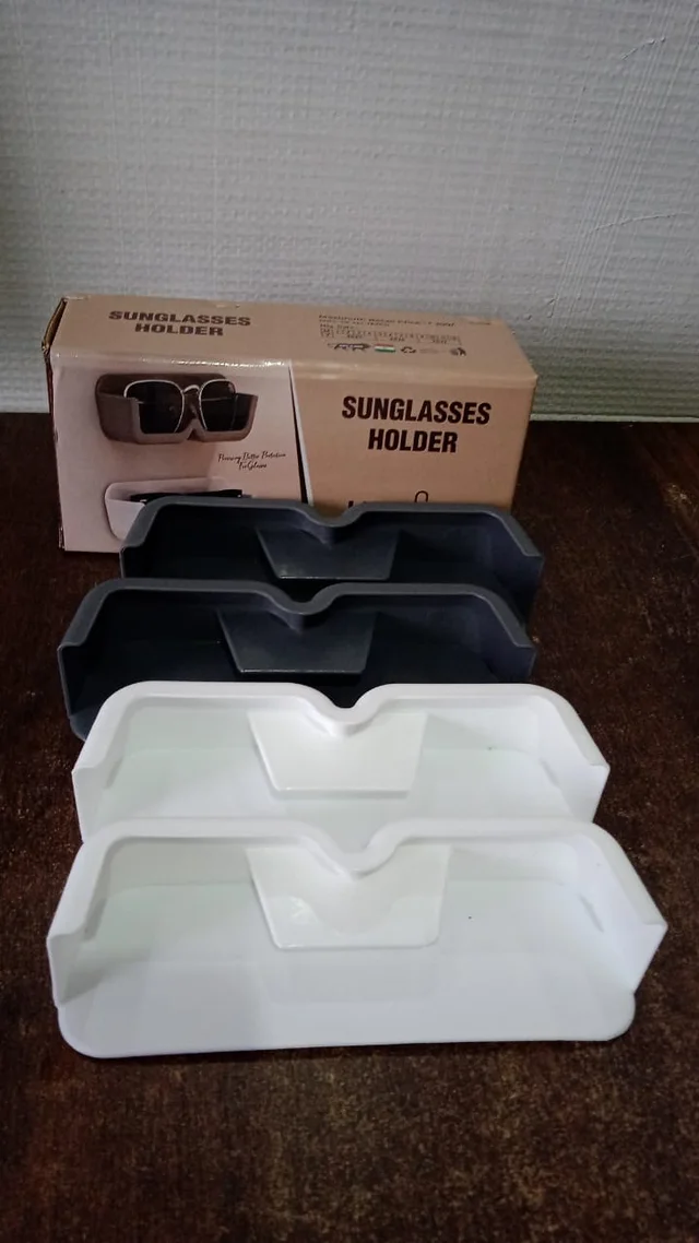 Wall Mounted Sunglasses Holder – 4 Pc Adhesive Set | GlimmerHome