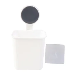 Wall Mounted Toothbrush Holder – No-Drill Space Saving Bathroom Organizer