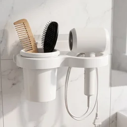 Wall Mounted Toothbrush Holder Set – Space-Saving Bathroom Organizer