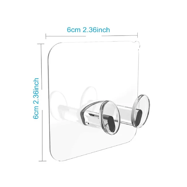 Wall Storage Hooks – No-Drill, Reusable Adhesive | Organivo