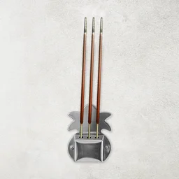 Wall-Mount Incense Stick Holders – Durable Metal Agarbatti Stand (3 Pc)