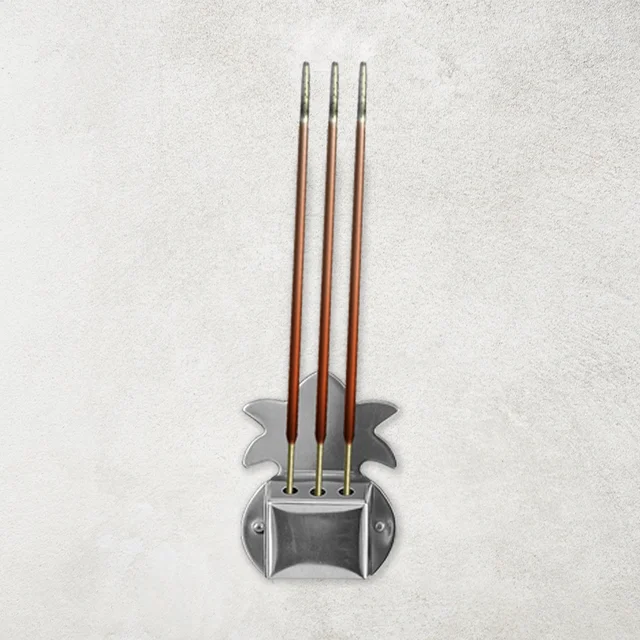 Wall-Mount Incense Stick Holders – Durable Metal Agarbatti Stand (3 Pc)
