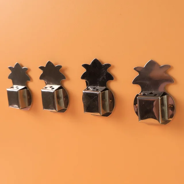 Wall-Mounted Agarbatti Holders – Set of 4 with Silver Finish
