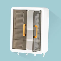 Wall-Mounted Kitchen Storage Cabinet – Spacious with Sliding Doors