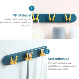 Wall-Mounted Toothbrush Holder – Plastic Bathroom Organizer | BrushedUp