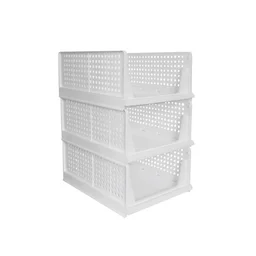 Wardrobe Clothes Organizer – 3-Layer Foldable Storage | Indo Glow