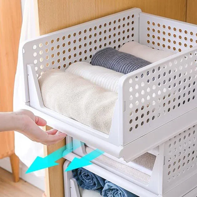 Wardrobe Clothes Organizer – 3-Layer Foldable Storage | Indo Glow