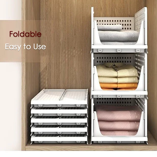 Wardrobe Clothes Organizer – 3-Layer Foldable Storage | Indo Glow