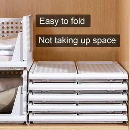 Wardrobe Clothes Organizer – 3-Layer Foldable Storage | Indo Glow