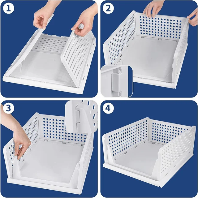 Wardrobe Clothes Organizer – 3-Layer Foldable Storage | Indo Glow