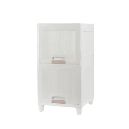 Wardrobe Storage Drawers – 2-Layer Plastic Organizer | Velvet Organizers