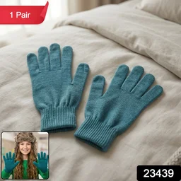 Warm Winter Knitted Gloves – Soft, Stretchable & Unisex for Cold Weather