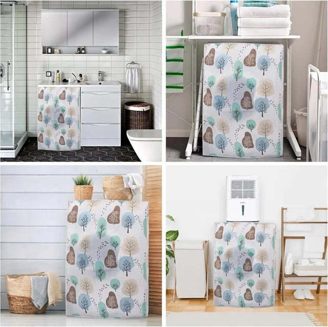 Washing Machine Cover 58x62x85 cm – Dustproof PEVA | Velvet Wipe