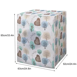 Washing Machine Cover 58x62x85 cm – Dustproof PEVA | Velvet Wipe