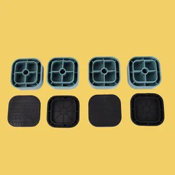 Washing Machine Feet Pads Set of 4 – Anti Vibration & Noise Cancelling | FortiLock