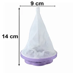 Washing Machine Floating Hair Catcher Filter Mesh Bag for Laundry (1 Pc)