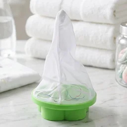 Washing Machine Floating Hair Lint Catcher – Reusable Mesh Flower Filter