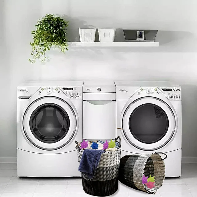 Washing Machine Laundry Balls – Reusable Soft Spiky Fabric Care